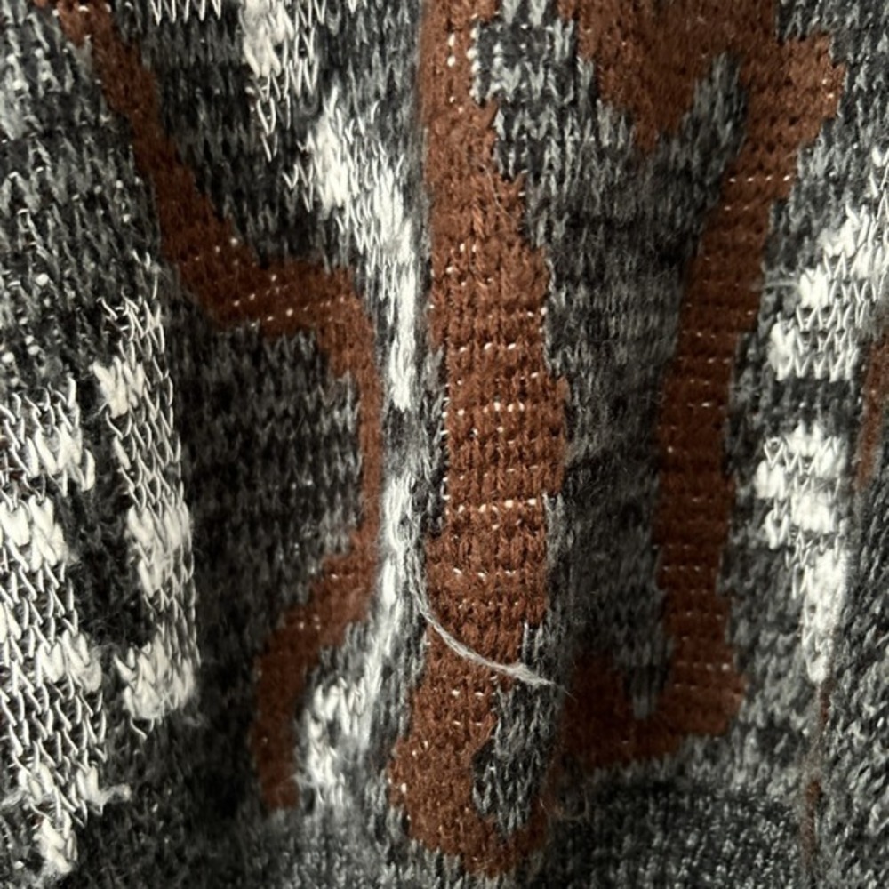 Jonathan Bryan by Jack Fraser Grandpa Sweater L  Abstract Pattern 90s CA07097 - Picture 6 of 13